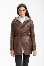Load image into Gallery viewer, Myrka Leather Trench