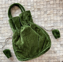 Load image into Gallery viewer, Velvet Mini Bucket Bag
